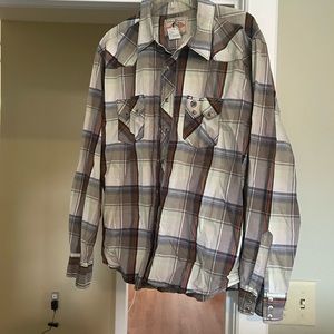 Wrangler American Cowboys Western button down XL